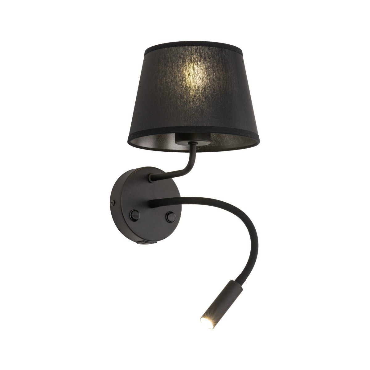 Lampa ścienna TK-Lighting MAJA TKL10203  Kinkiet kolor - czarny styl Nowoczesny  Loftowy
