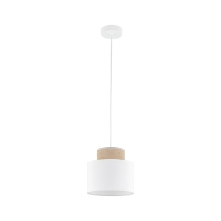 Lampa wisząca TK-Lighting DUO TKL10078  Lampa sufitowa kolor - biały - juta styl Nowoczesny  Boho