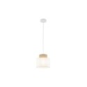 Lampa wisząca TK-Lighting DUO TKL10078  Lampa sufitowa kolor - biały - juta styl Nowoczesny  Boho