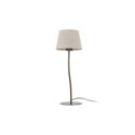 Lampka nocna TK-Lighting NICOLA TKL16027 kolor - brązowy - len styl Nowoczesny  Boho