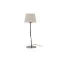 Lampka nocna TK-Lighting NICOLA TKL16027 kolor - brązowy - len styl Nowoczesny  Boho