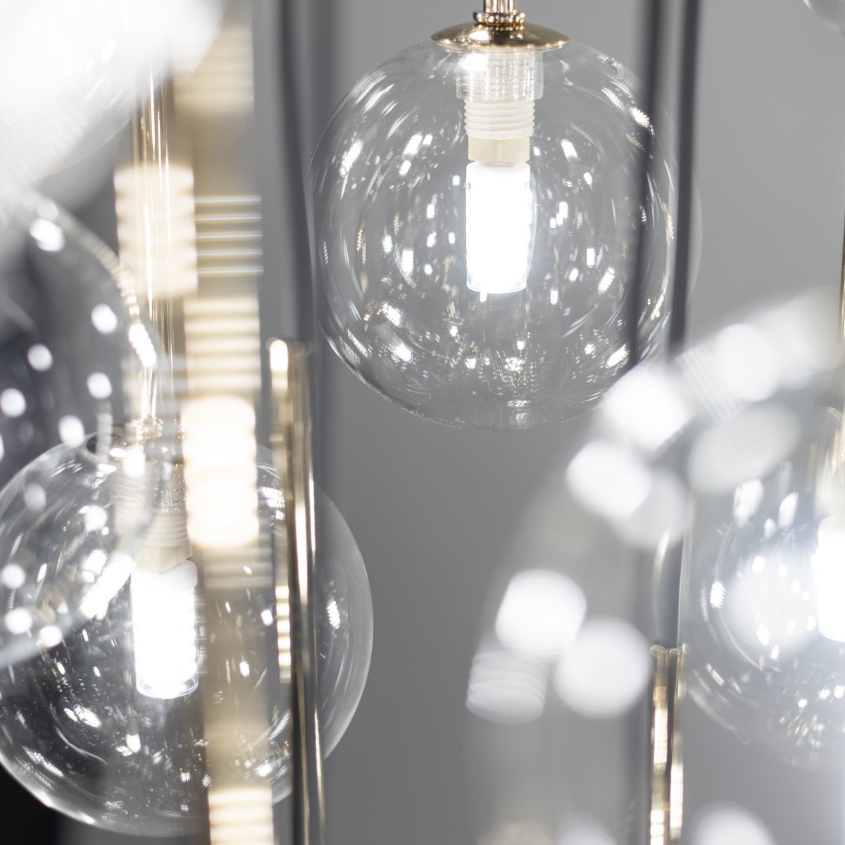 Lampa wisząca TK-Lighting AURORA TKL10182 kolor - złoty - czarny styl Nowoczesny  Glamour