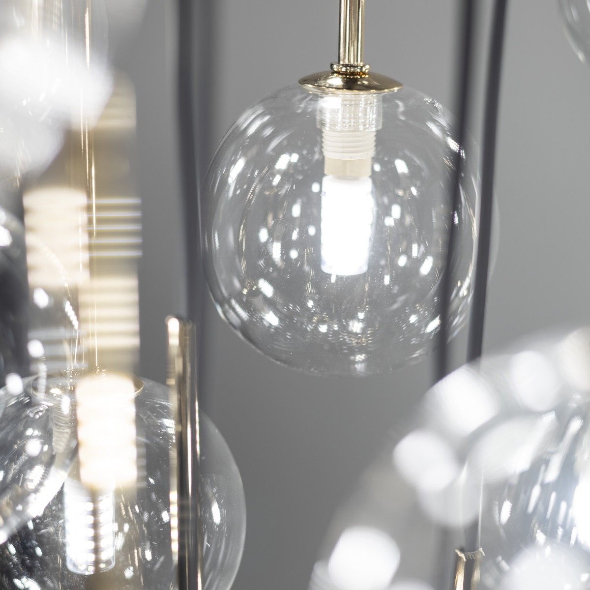 Lampa wisząca TK-Lighting AURORA TKL10182 kolor - złoty - czarny styl Nowoczesny  Glamour