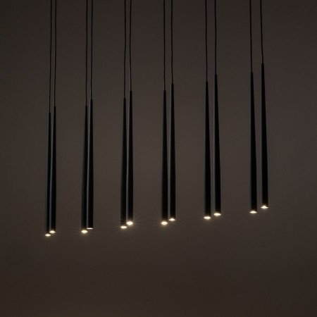 Lampa wisząca TK-Lighting PIANO TKL10115  Lampa sufitowa kolor - czarny styl Nowoczesny  Loftowy