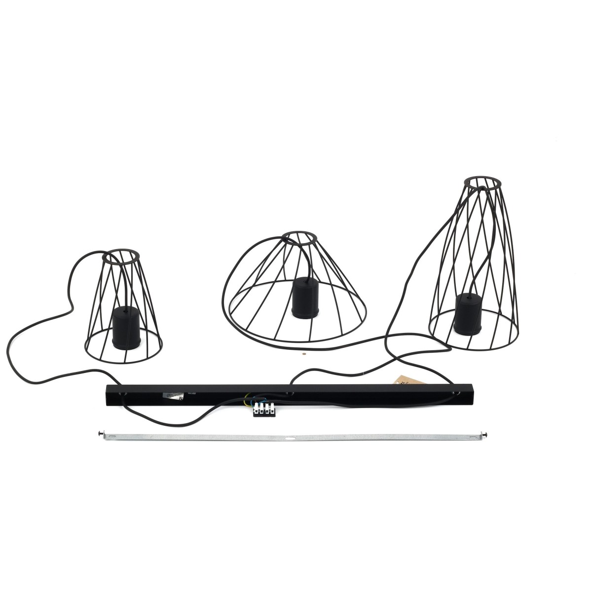 Lampa wisząca TK-Lighting MODESTO TKL10149  Lampa sufitowa kolor - czarny styl Nowoczesny  Industrialny
