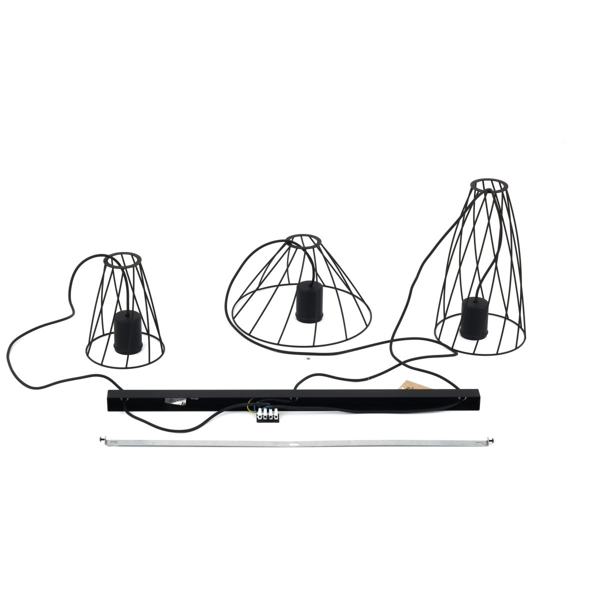 Lampa wisząca TK-Lighting MODESTO TKL10149  Lampa sufitowa kolor - czarny styl Nowoczesny  Industrialny