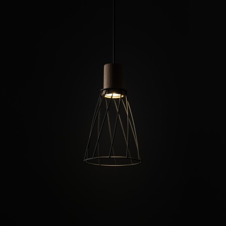 Lampa wisząca TK-Lighting MODESTO TKL10155  Lampa sufitowa kolor - sosna - czarny styl Nowoczesny  Loftowy