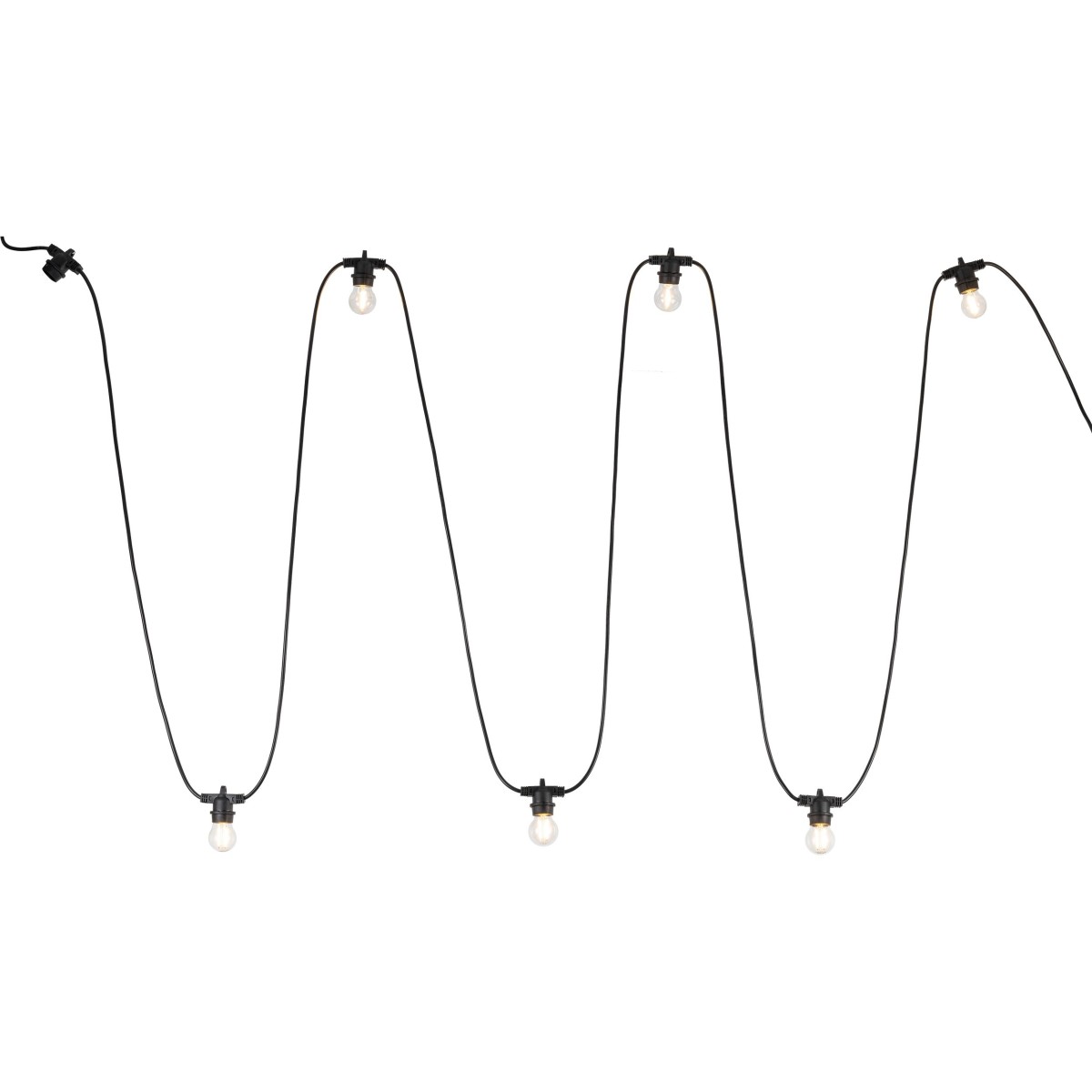 Lampa sufitowa TK-Lighting GIRLANDA TKL10183  Lampa ścienna kolor - czarny styl Nowoczesny  Loftowy