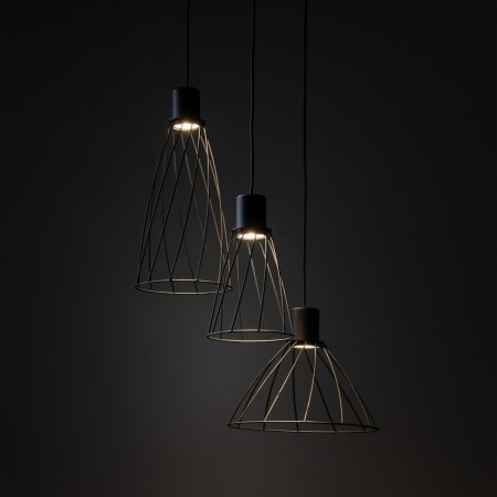 Lampa wisząca TK-Lighting MODESTO TKL10187  Lampa sufitowa kolor - czarny styl Loftowy