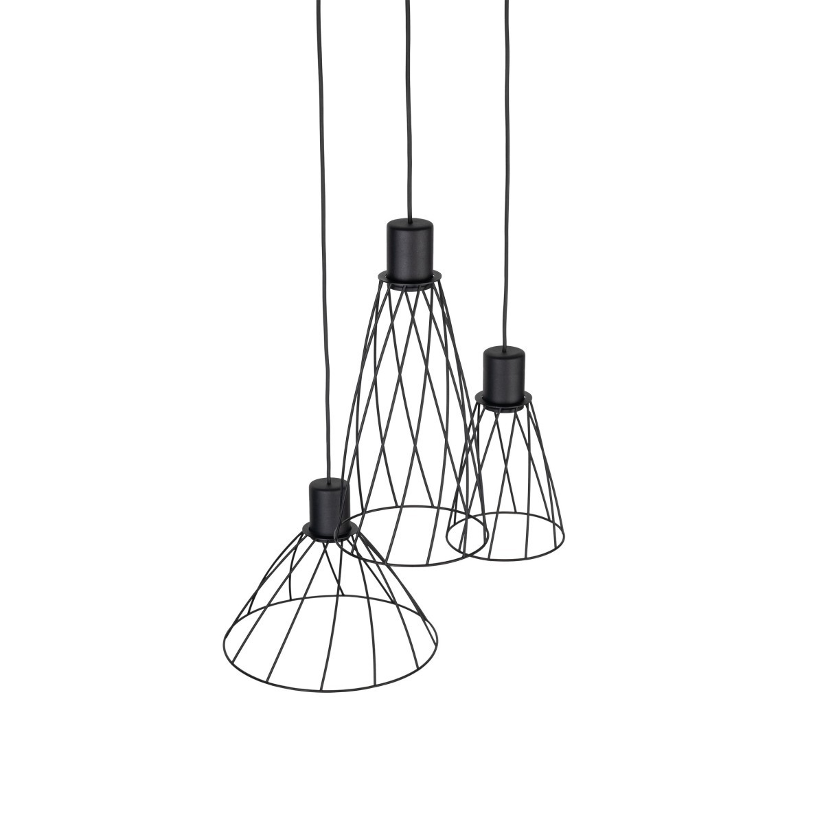 Lampa wisząca TK-Lighting MODESTO TKL10187  Lampa sufitowa kolor - czarny styl Loftowy