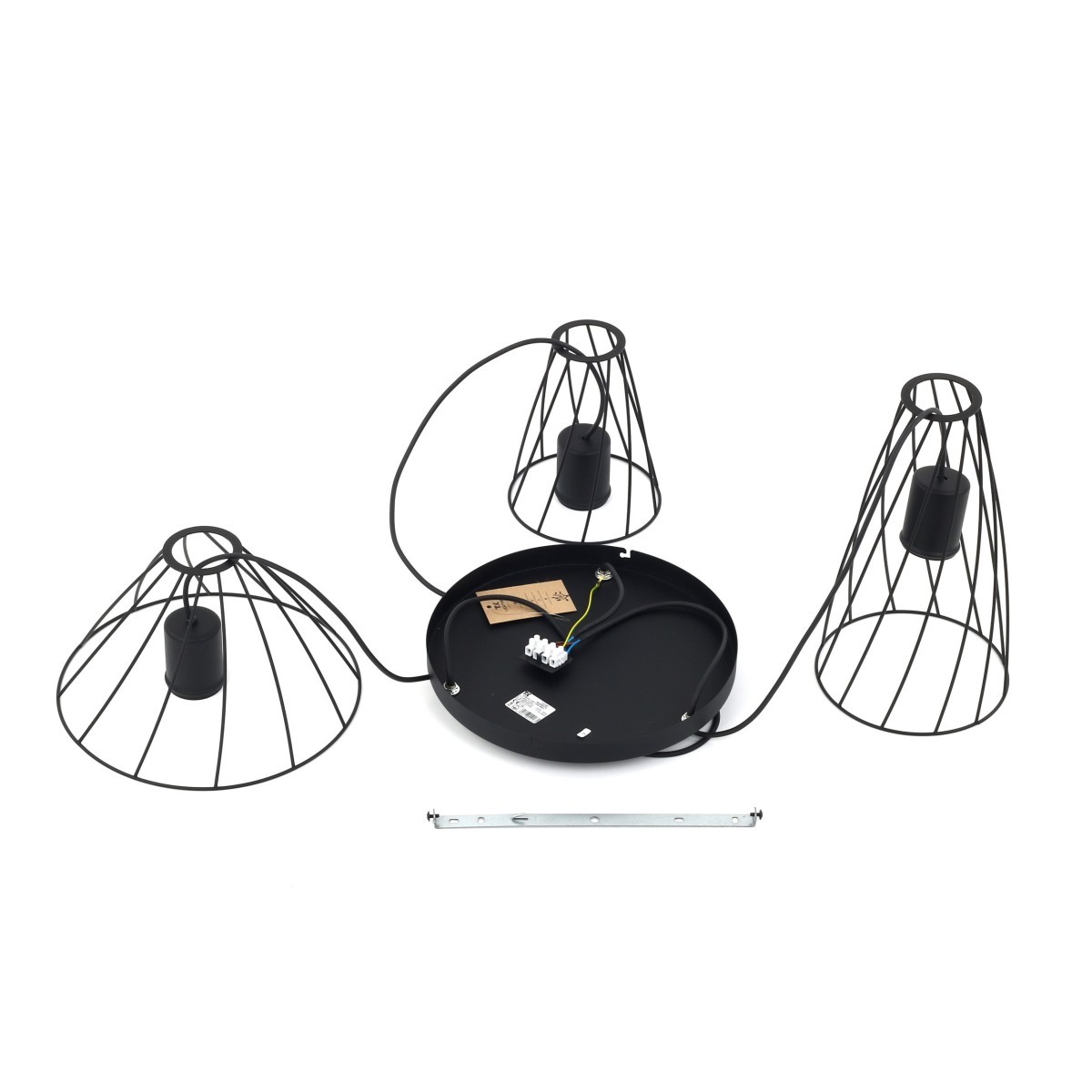 Lampa wisząca TK-Lighting MODESTO TKL10187  Lampa sufitowa kolor - czarny styl Loftowy