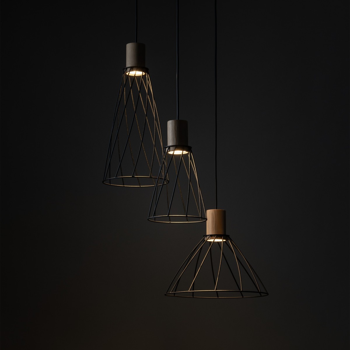 Lampa wisząca TK-Lighting MODESTO TKL10188  Lampa sufitowa kolor - czarny styl Loftowy