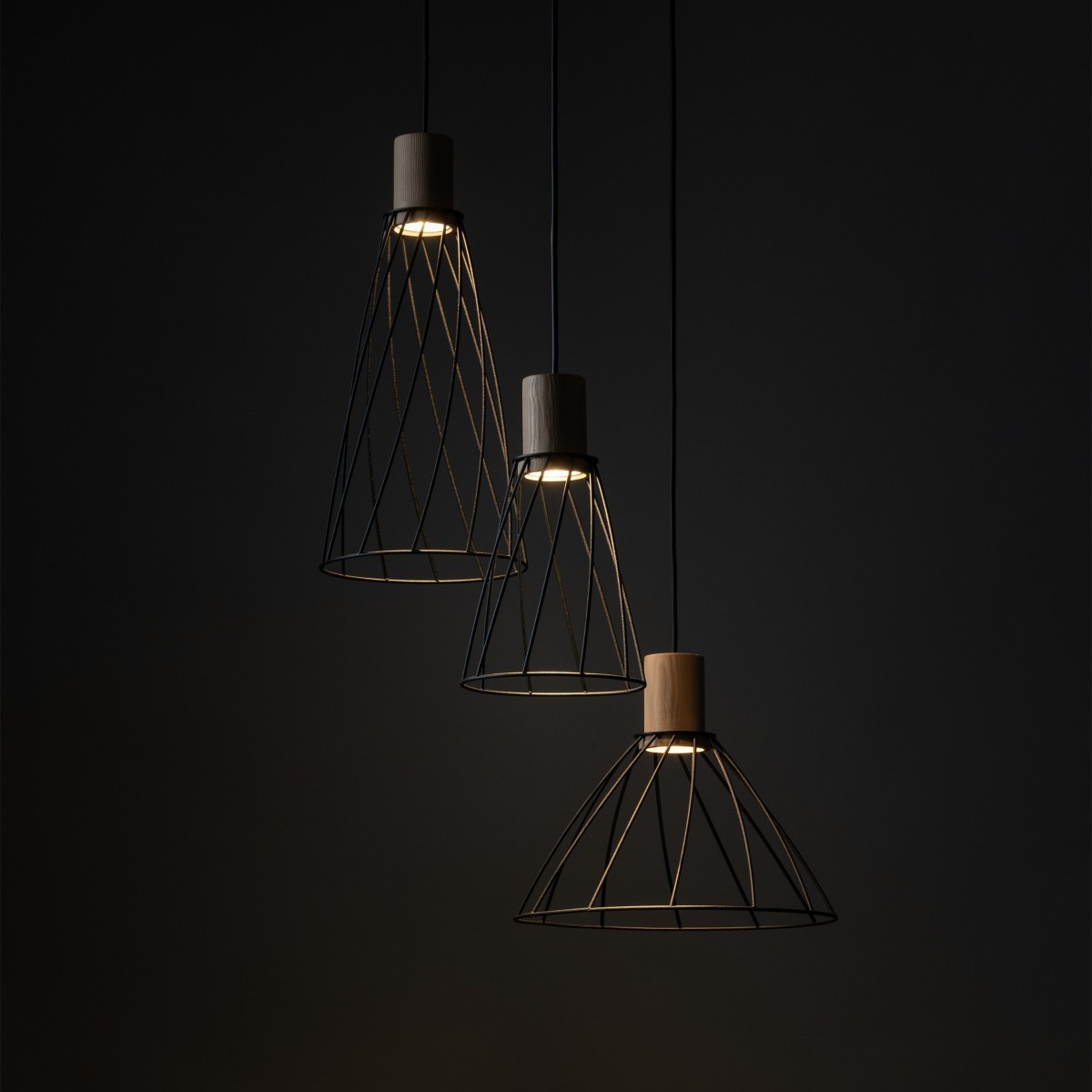 Lampa wisząca TK-Lighting MODESTO TKL10188  Lampa sufitowa kolor - czarny styl Loftowy