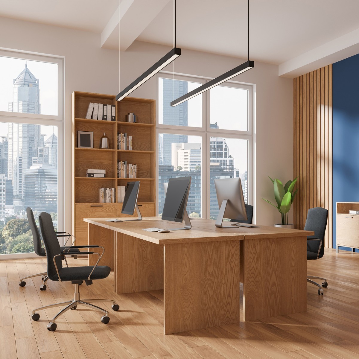 Lampa wisząca TK-Lighting LUXE TKL18080 kolor - czarny - biały styl Nowoczesny  Loftowy