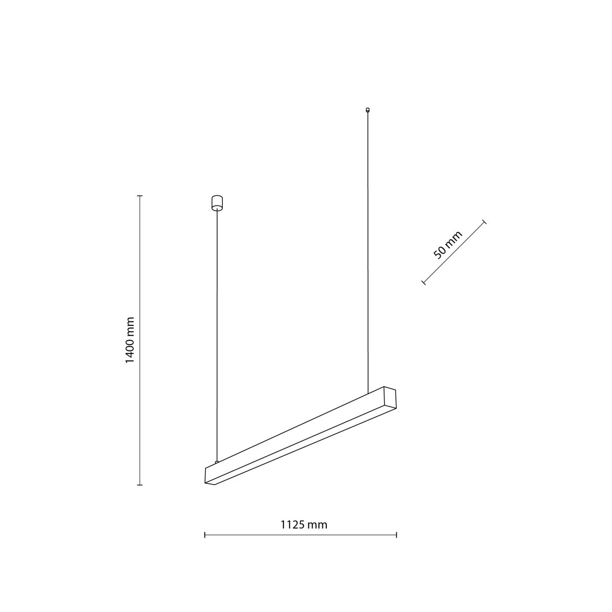Lampa wisząca TK-Lighting LUXE TKL18080 kolor - czarny - biały styl Nowoczesny  Loftowy