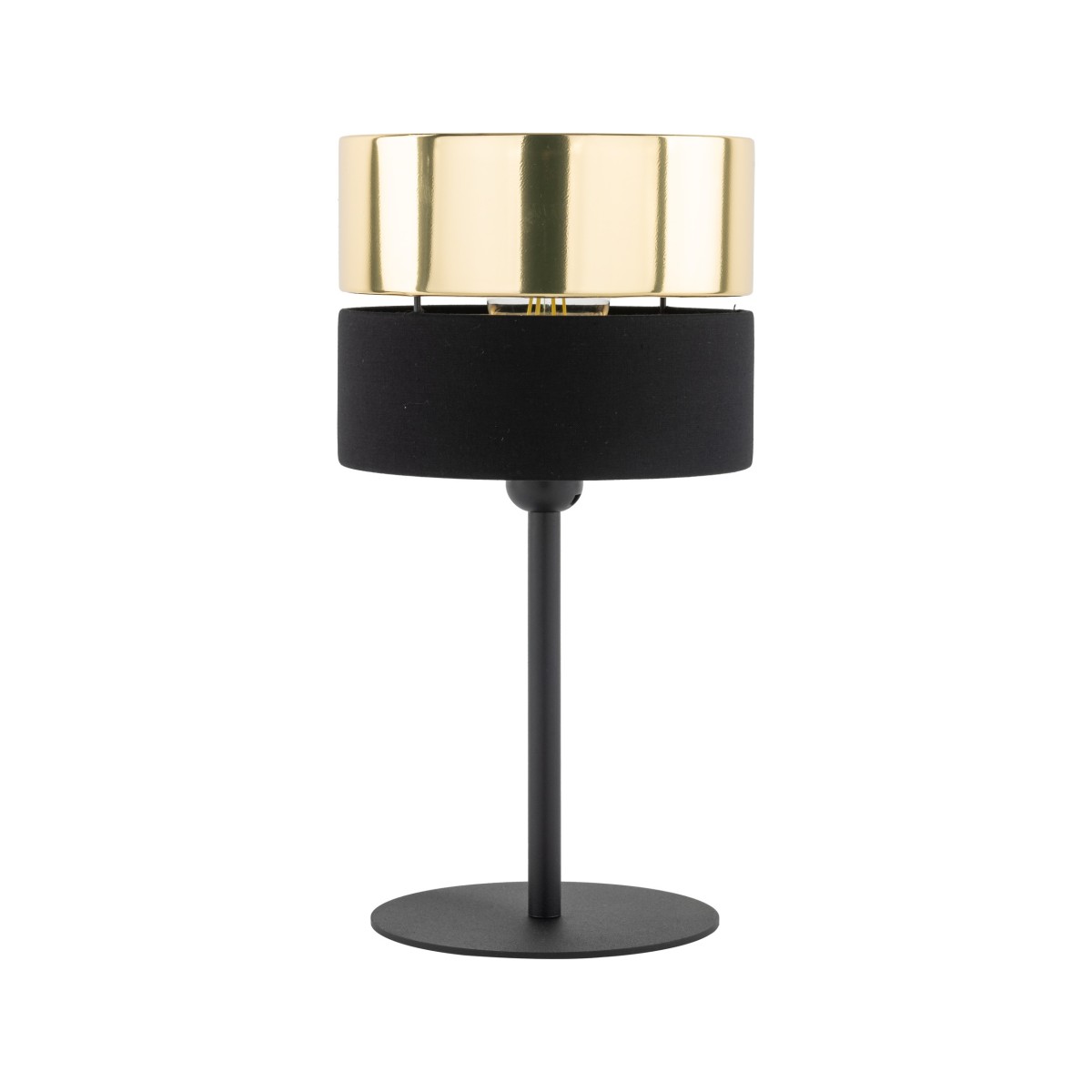 Lampka nocna TK-Lighting HILTON TKL16051 kolor - czarny - złoty styl Nowoczesny  Loftowy