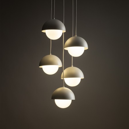 Lampa wisząca TK-Lighting BONO TKL10214  Lampa sufitowa kolor - biały styl Nowoczesny  Skandynawski
