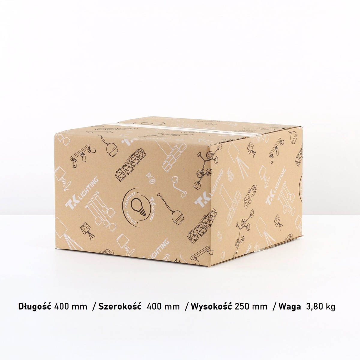 Lampa wisząca TK-Lighting BONO TKL10214  Lampa sufitowa kolor - biały styl Nowoczesny  Skandynawski