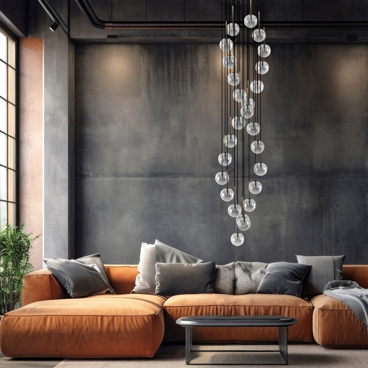 Lampa wisząca TK-Lighting AURORA TKL10258  Lampa sufitowa kolor - złoty - czarny styl Nowoczesny  Glamour