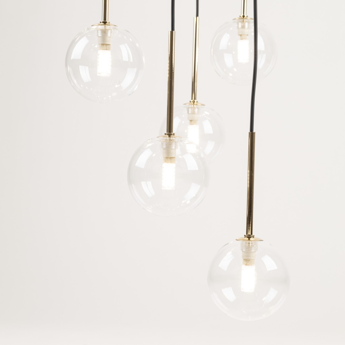 Lampa wisząca TK-Lighting AURORA TKL10258  Lampa sufitowa kolor - złoty - czarny styl Nowoczesny  Glamour