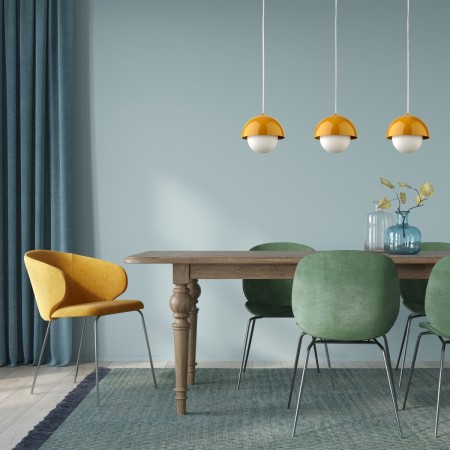 Lampa wisząca TK-Lighting BONO TKL10265  Lampa sufitowa kolor - ochra - biały styl Nowoczesny  Skandynawski