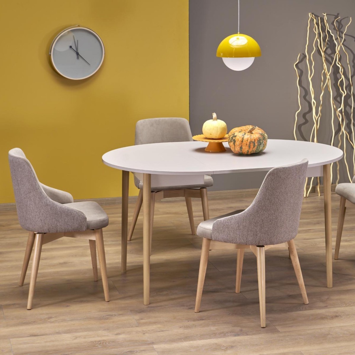 Lampa wisząca TK-Lighting BONO TKL10265  Lampa sufitowa kolor - ochra - biały styl Nowoczesny  Skandynawski