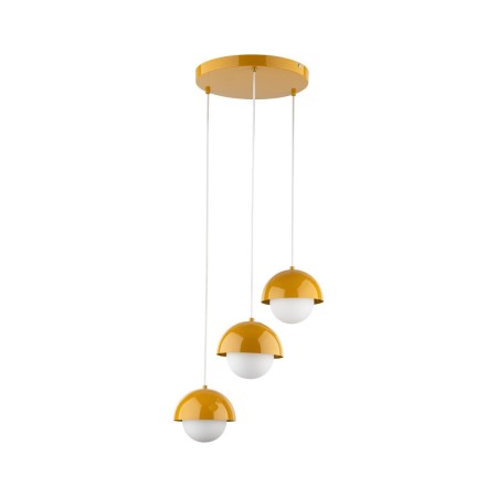 Lampa wisząca TK-Lighting BONO TKL10266  Lampa sufitowa kolor - ochra - biały styl Nowoczesny  Skandynawski
