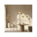 Lampa wisząca TK-Lighting BONO TKL10266  Lampa sufitowa kolor - ochra - biały styl Nowoczesny  Skandynawski