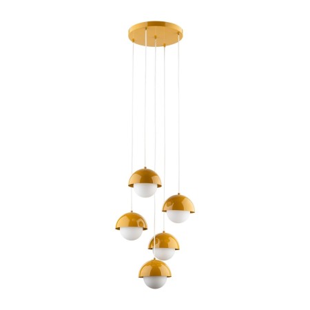 Lampa wisząca TK-Lighting BONO TKL10268  Lampa sufitowa kolor - ochra - biały styl Nowoczesny  Skandynawski