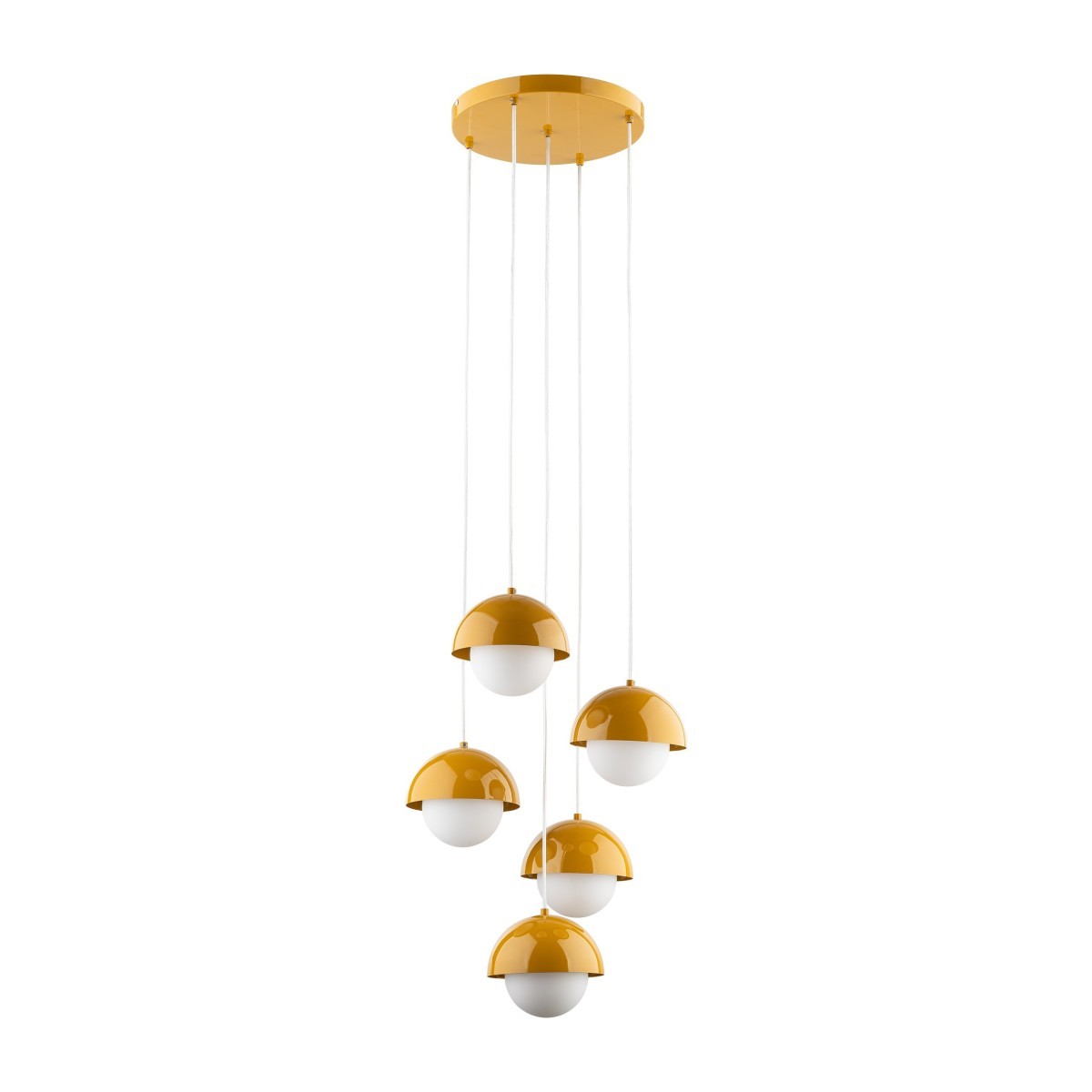 Lampa wisząca TK-Lighting BONO TKL10268  Lampa sufitowa kolor - ochra - biały styl Nowoczesny  Skandynawski