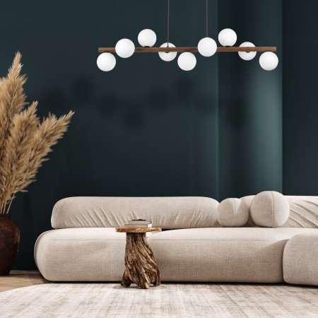 Lampa wisząca TK-Lighting ESTERA TKL10273  Lampa sufitowa kolor - orzech - biały styl Nowoczesny  Skandynawski