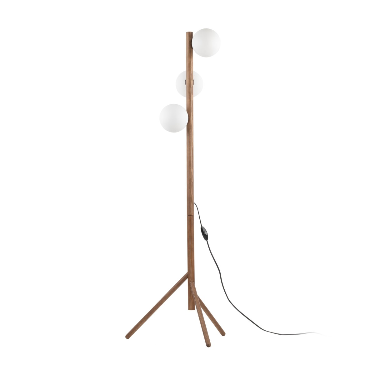 Lampa podłogowa TK-Lighting ESTERA TKL16045 kolor - orzech - biały styl Nowoczesny  Skandynawski