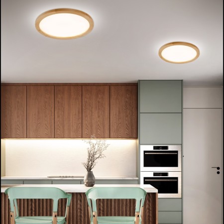 Lampa sufitowa TK-Lighting AQUA TKL18008  Lampa ścienna kolor - buk - biały styl Nowoczesny  Boho