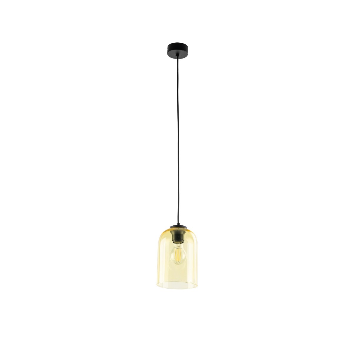 Lampa wisząca TK-Lighting MOLLY TKL10297  Lampa sufitowa kolor - czarny - Żółty styl Nowoczesny  Minimalistyczny