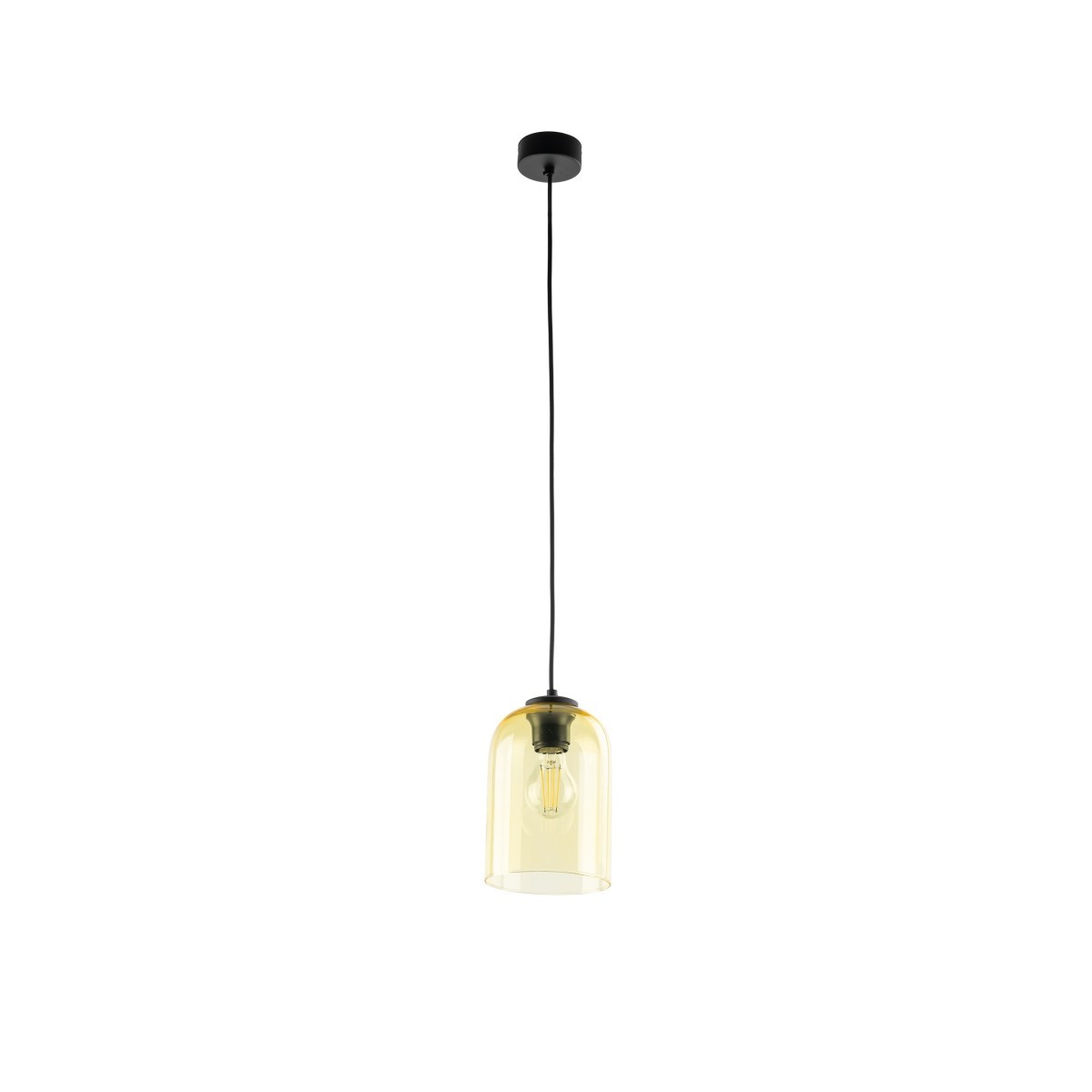 Lampa wisząca TK-Lighting MOLLY TKL10297  Lampa sufitowa kolor - czarny - Żółty styl Nowoczesny  Minimalistyczny