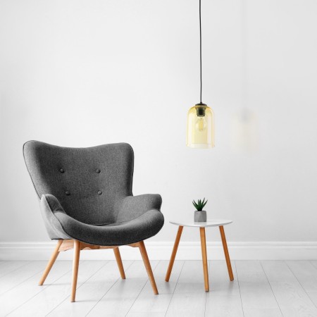 Lampa wisząca TK-Lighting MOLLY TKL10297  Lampa sufitowa kolor - czarny - Żółty styl Nowoczesny  Minimalistyczny