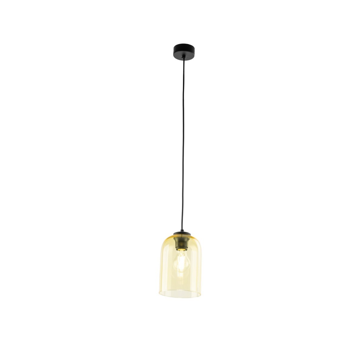 Lampa wisząca TK-Lighting MOLLY TKL10297  Lampa sufitowa kolor - czarny - Żółty styl Nowoczesny  Minimalistyczny