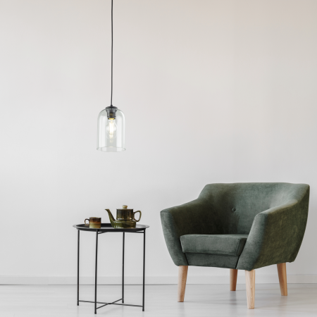 Lampa wisząca TK-Lighting MOLLY TKL10298  Lampa sufitowa kolor - czarny - Zielony styl Nowoczesny  Minimalistyczny
