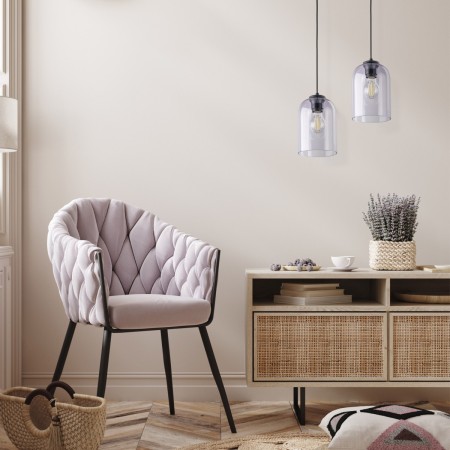 Lampa wisząca TK-Lighting MOLLY TKL10299  Lampa sufitowa kolor - czarny - fioletowy styl Nowoczesny  Minimalistyczny
