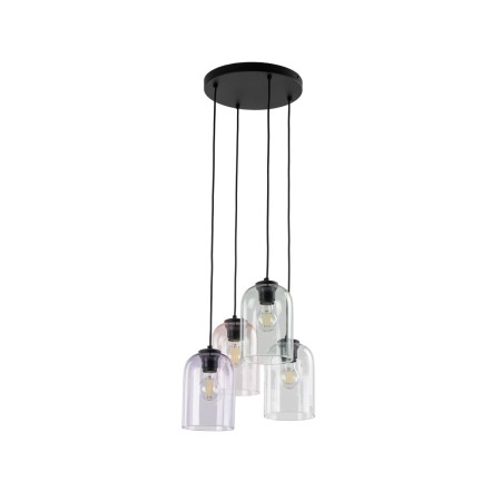 Lampa wisząca TK-Lighting MOLLY TKL10301 kolor - czarny - transparentny styl Nowoczesny  Glamour