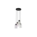 Lampa wisząca TK-Lighting MOLLY TKL10301 kolor - czarny - transparentny styl Nowoczesny  Glamour