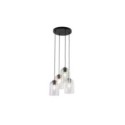 Lampa wisząca TK-Lighting MOLLY TKL10301 kolor - czarny - transparentny styl Nowoczesny  Glamour