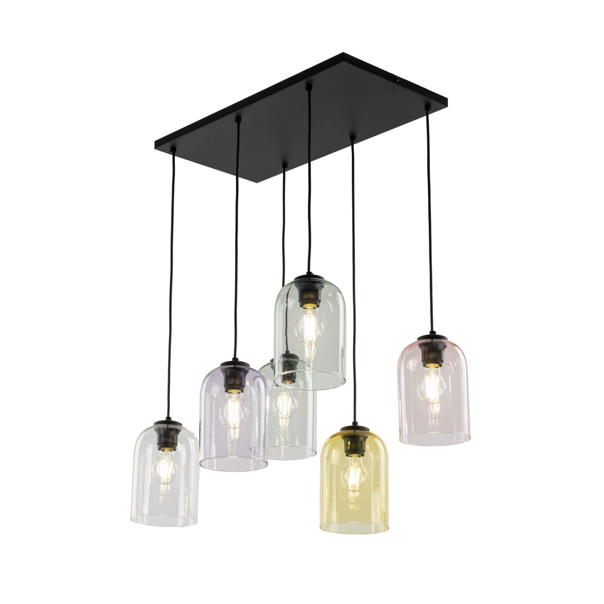 Lampa wisząca TK-Lighting MOLLY TKL10302 kolor - czarny - żółty styl Nowoczesny  Glamour