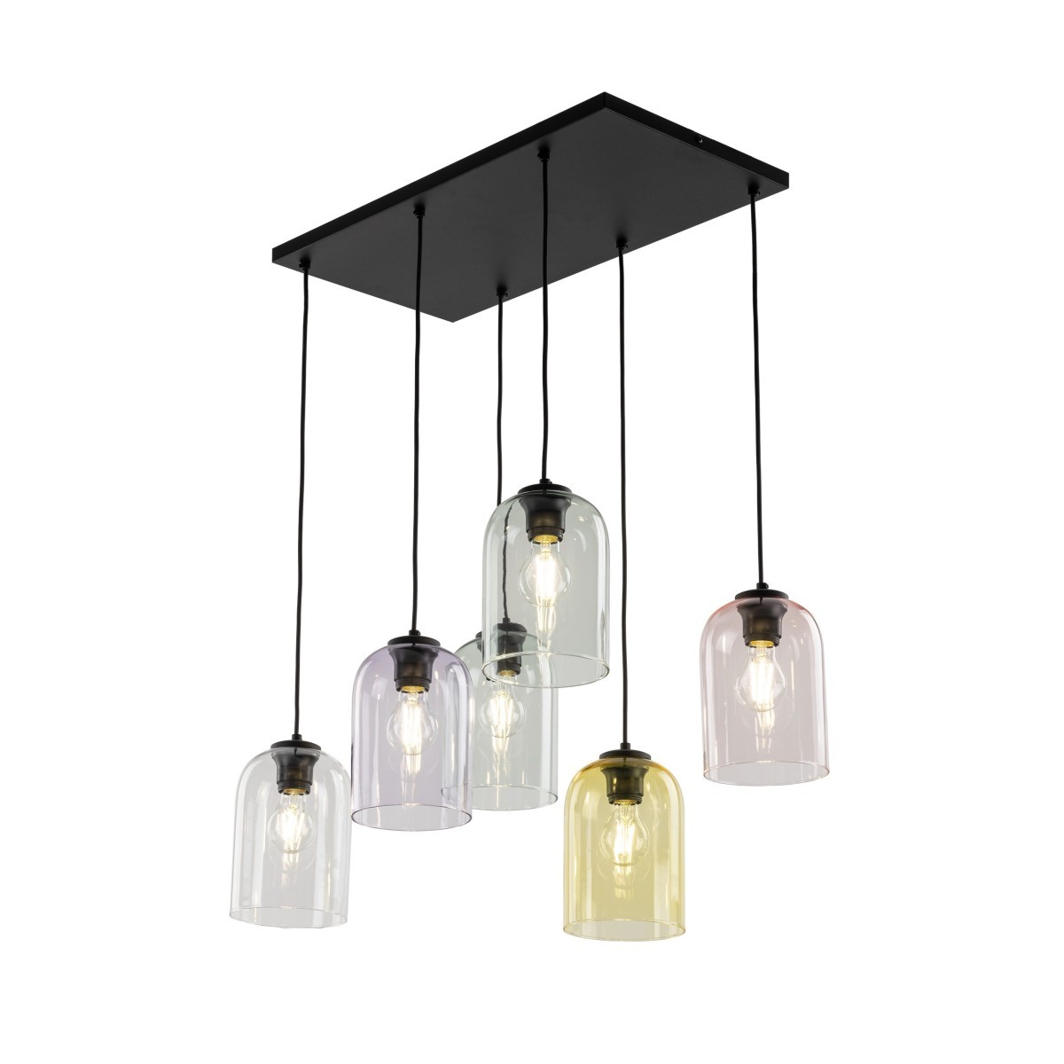 Lampa wisząca TK-Lighting MOLLY TKL10302 kolor - czarny - żółty styl Nowoczesny  Glamour