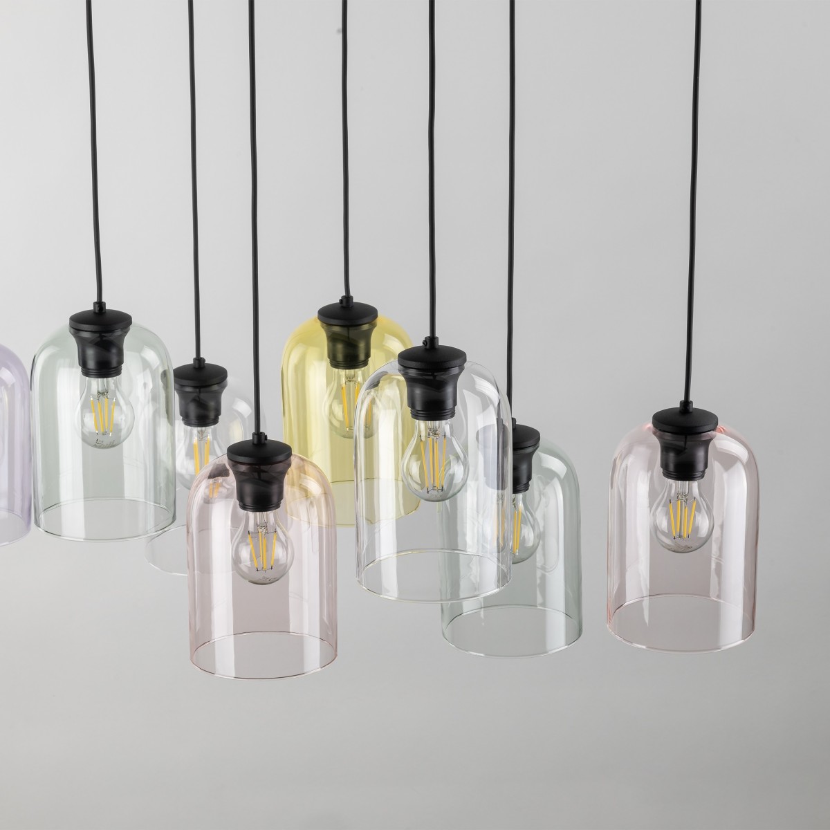 Lampa wisząca TK-Lighting MOLLY TKL10303 kolor - czarny - żółty styl Nowoczesny  Glamour