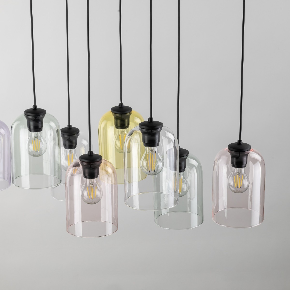 Lampa wisząca TK-Lighting MOLLY TKL10303 kolor - czarny - żółty styl Nowoczesny  Glamour