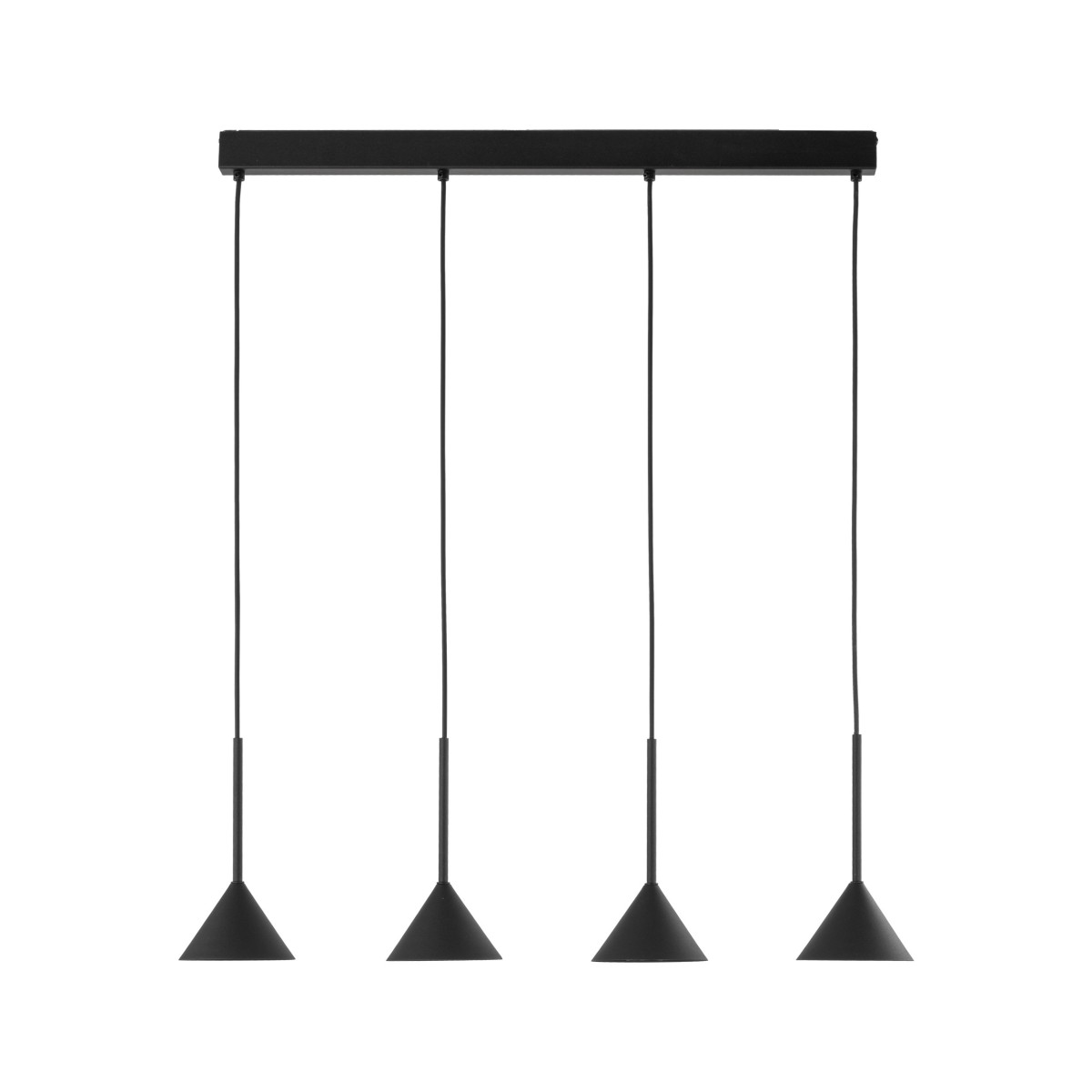 Lampa wisząca TK-Lighting CONO TKL10305  Lampa sufitowa kolor - czarny styl Nowoczesny  Loftowy