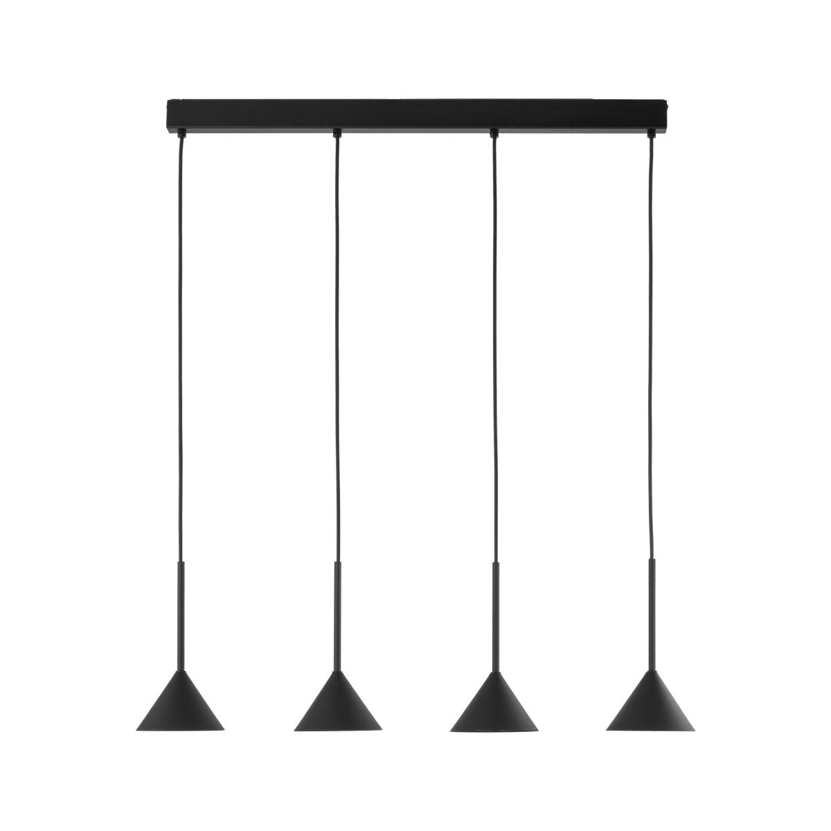 Lampa wisząca TK-Lighting CONO TKL10305  Lampa sufitowa kolor - czarny styl Nowoczesny  Loftowy