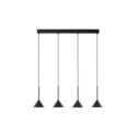 Lampa wisząca TK-Lighting CONO TKL10305  Lampa sufitowa kolor - czarny styl Nowoczesny  Loftowy