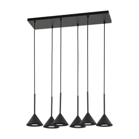 Lampa wisząca TK-Lighting CONO TKL10306  Lampa sufitowa kolor - czarny styl Nowoczesny  Loftowy